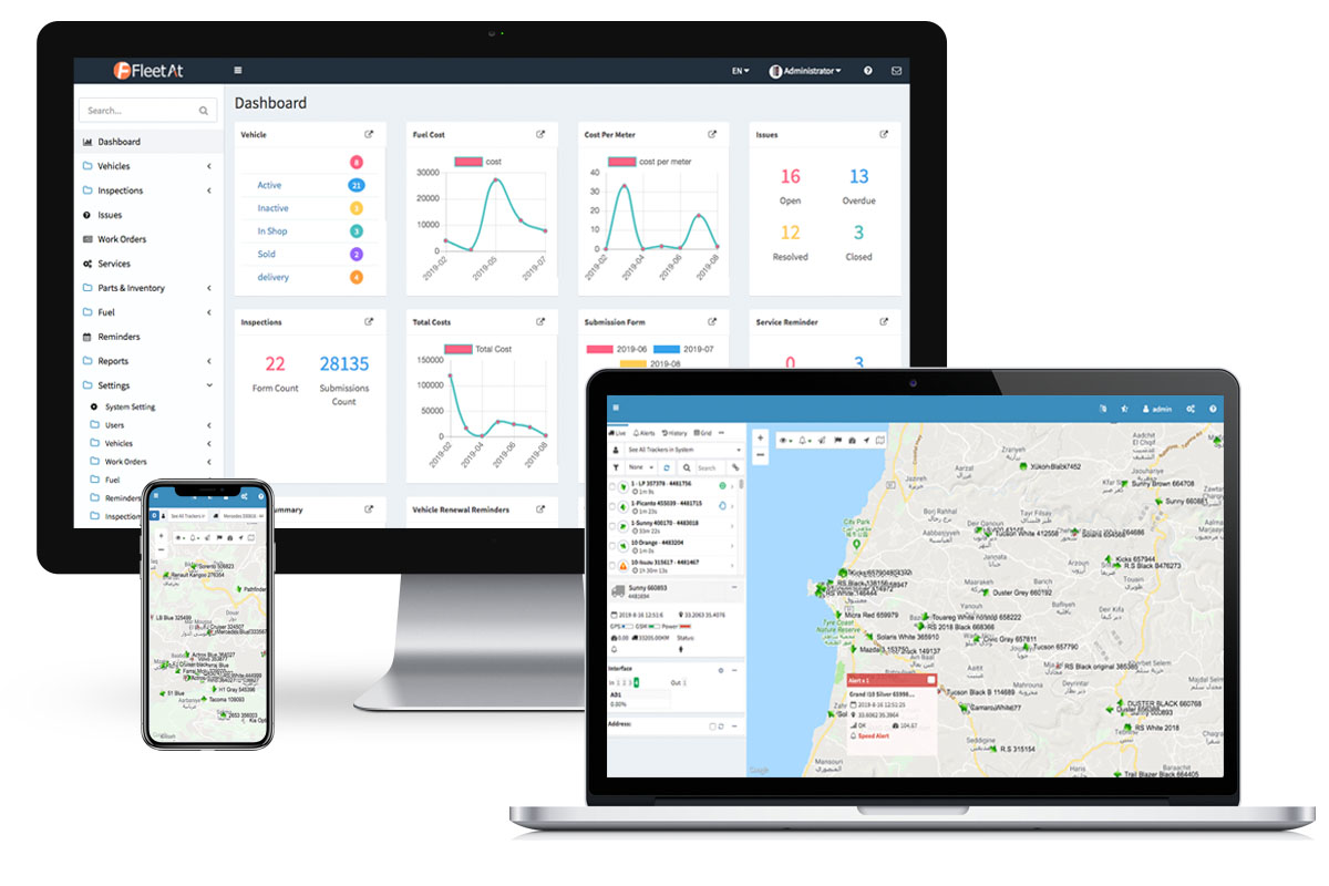 Poskytovatel GPS Tracker | Software pro správu vozového parku | Systém sledování GPS | AI Dash Cam | Vnitřní polohovací systém 